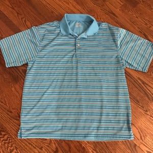 PGA tour striped golf polo size XXL